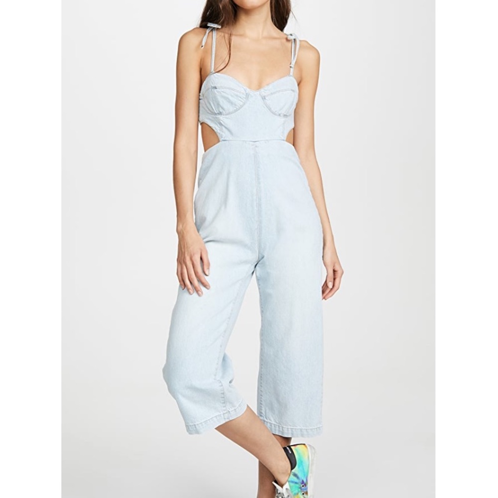 NWT DL1961 Hepburn Jumpsuit Denim Overalls - Picture 2 of 9